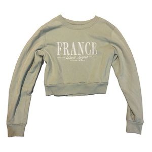 France Light Green Sweat Shirt